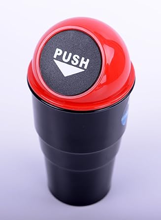 Car Trash Can Organizer Garbage Holder Storage Bag Trash Bin Paper Dustbin (Random Color)