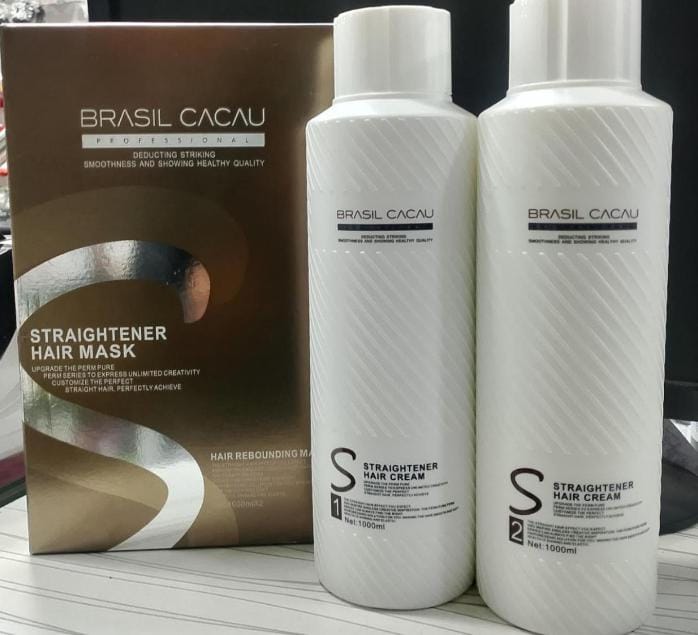 Brasil Cacau Hair Straightening Kit 1000ml 2 pc set